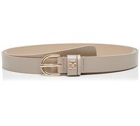 Tommy Hilfiger Donna Cintura Essential Effortless 2,5 cm Cintura in Pelle, Beige (Sandalwood), 135 cm