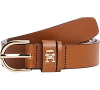 Tommy Hilfiger Donna Cintura Essential Effortless 2,5 cm Cintura in Pelle, Marrone (Cognac), 90 cm