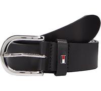 Tommy Hilfiger Cintura Danny in pelle nera 75 cm