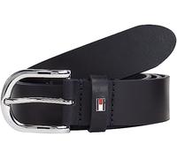 Tommy Hilfiger Donna Cintura New Danny Belt Cintura in Pelle, Blu (Night Sky), 80 cm