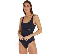 Tommy Hilfiger Donna Costume da Bagno One Piece Cut-out, Blu (Desert Sky), M