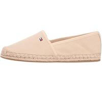 Tommy Hilfiger Donna Espadrillas Flag Canvas con Logo, Beige (Clayed Pebble), 41