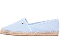 Tommy Hilfiger Donna Espadrillas Flag Canvas con Logo, Blu (Breezy Blue), 35