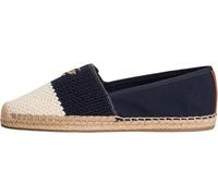 Tommy Hilfiger Donna Espadrillas Script Crochet con Logo, Blu (Space Blue), 37