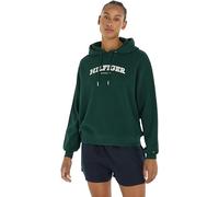 Tommy Hilfiger Donna Felpa con Cappuccio, Verde (Hunter), S