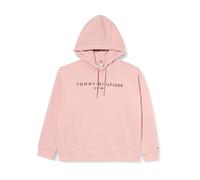Tommy Hilfiger Donna Felpa Corp Logo con Cappuccio, Rosa (Foggy Pink), 54