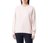 Tommy Hilfiger Donna Felpa senza Cappuccio, Rosa (Whimsy Pink), L