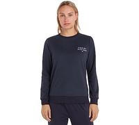 Felpa Tommy Hilfiger Logo Original blu scuro donna - L