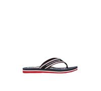 Tommy Hilfiger Donna Flip Flops Beach Sandal Ciabatte, Blu (Space Blue), 36