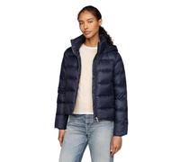 Tommy Hilfiger Donna Giacca Imbottita Down Casual Jacket con Cappuccio, Blu (Desert Sky), XXS