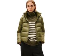 Tommy Hilfiger Donna Giacca Imbottita Down Casual Jacket con Cappuccio, Verde (Utility Olive), M