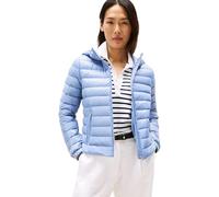 Tommy Hilfiger Donna Giacca Imbottita Down Hooded Jacket con Zip, Blu (Brisk Blue), L