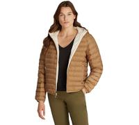 Tommy Hilfiger Donna Giacca Imbottita Padded Reversibile, Beige (Safari Canvas), M