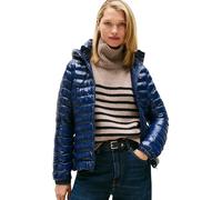 Tommy Hilfiger Donna Giacca Imbottita Padded Slim con Cappuccio, Blu (Dark Night Navy), M