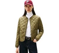Tommy Hilfiger Donna Giacca Trapuntata Padded Quilted Impermeabile, Verde (Utility Olive), M