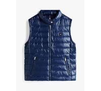 Tommy Hilfiger Donna Gilet con Collo a Lupetto, Blu (Dark Night Navy), M