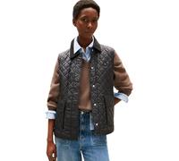Tommy Hilfiger Donna Gilet Padded Nylon Slim Quilted Imbottito, Nero (Black), XS