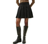 Tommy Hilfiger Donna Gonna a Pieghe Timeless Wool Pleated Lunghezza Mini, Nero (Black), 44