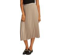 Tommy Hilfiger Donna Gonna Fluid Pleated Pull On Midi Gonna a Pieghe, Beige (Beige), 48