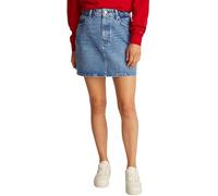 Tommy Hilfiger Donna Gonna in Jeans Mini Ali Corta, Blu (Ali), 42