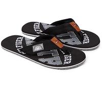 TOMMY HILFIGER Infradito marrone / grigio / nero / bianco, Taglia 42