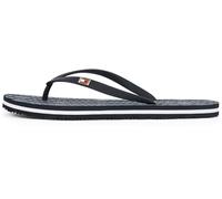 Tommy Hilfiger Donna Infradito Strap Beach Sandals con Logo, Blu (Space Blue), 39