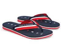 Infradito Tommy Hilfiger Loves Beach blu marino bianco rosso donna - 40