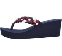 Tommy Hilfiger TH Wedge Braided Summer Sandal Fw0fw09198, Infradito Donna, Blue (RWB), 41 EU