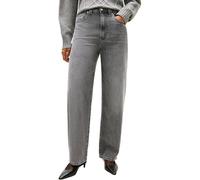 Tommy Hilfiger Donna Jeans Grey Barrel Vita Alta, Nero (Grey), 30W/30L