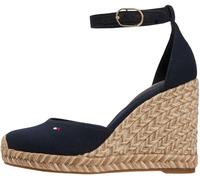 Tommy Hilfiger Flag High Wedge Espad Closed Toe Fw0fw09225, Espadrillas Zeppa Donna, Blue (Space Blue), 40 EU