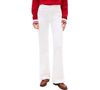 Tommy Hilfiger DNM White Flare RW WW0WW49655, da Donna, Bianco, 28W/32L