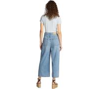 Tommy Hilfiger Donna Jeans Wide Leg Cropped Sia Vita Alta, Blu (Sia), 29W