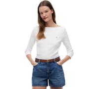 Tommy Hilfiger Slim Cody 3/4 Sleeve T-shirt Bianco L Donna
