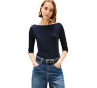 Tommy Hilfiger Slim Cody 3/4 Sleeve T-shirt Blu M Donna