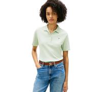 Tommy Hilfiger Donna Maglietta Polo Maniche Corte 1985 Pique Regular Fit, Verde (Gentle Jade), M