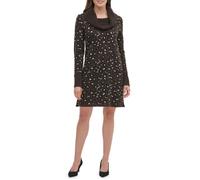 Tommy Hilfiger Donna Maglione Dolcevita A9FW1516 Mkm Marrone Acrilico Taglia L