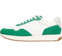 Tommy Hilfiger Donna Mix Material Runner Fw0fw08950 Calze, Bianco Vecchio Bianco Grigio Whisper, 39 EU, Bianco Vecchio Bianco Grigio Whisper, 39 EU