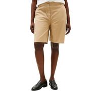 Tommy Hilfiger Donna Pantaloncini Chino Blend Lunghezza al Ginocchio, Beige (Beige), 60