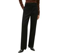 Tommy Hilfiger Donna Pantaloni in Tessuto Punto Relaxed Straight Fit, Nero (Black), 52