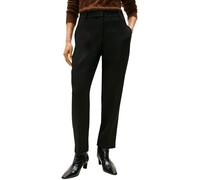 Tommy Hilfiger Donna Pantaloni in Tessuto Punto Slim Straight Fit, Nero (Black), 40