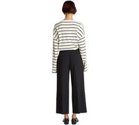 Tommy Hilfiger Donna Pantaloni in Tessuto Wide Leg Crop Caviglie Scoperte, Nero (Black), 34W