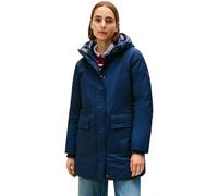 Tommy Hilfiger Donna Parka Padded Nylon con Cappuccio, Blu (Dark Night Navy), XL