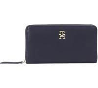 Tommy Hilfiger Donna Portafoglio Logotape con Zip, Blu (Space Blue), Taglia Unica