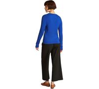 Tommy Hilfiger Donna Pullover Cable Fine Motivo a Trecce, Blu (Noble Blue), XL