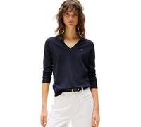 Tommy Hilfiger Stitch V-n Long Sleeve Polo Blu 2XL Donna