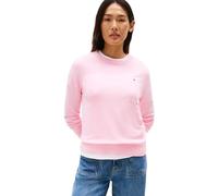 Tommy Hilfiger Donna Pullover Jersey Fine con Scollo Rotondo, Rosa (Classic Pink), XXS