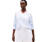 Tommy Hilfiger Donna Pullover Jersey Stitch con Scollo a V