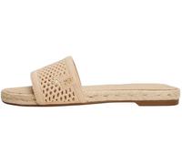 Tommy Hilfiger Donna Sandali Knit Mesh Espadrille con Mesh, Beige (Clayed Pebble), 37