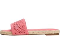 Tommy Hilfiger Donna Sandali Knit Mesh Espadrille con Mesh, Rosso (Washed Cherry), 39