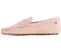 Tommy Hilfiger Donna Scarpa Driver Flag Soft Suede Loafer Elegante, Marrone (Claystone), 40 EU